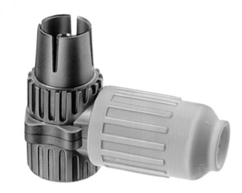 Triax KOKWI 3 IEC könyök, hüvely (fém)